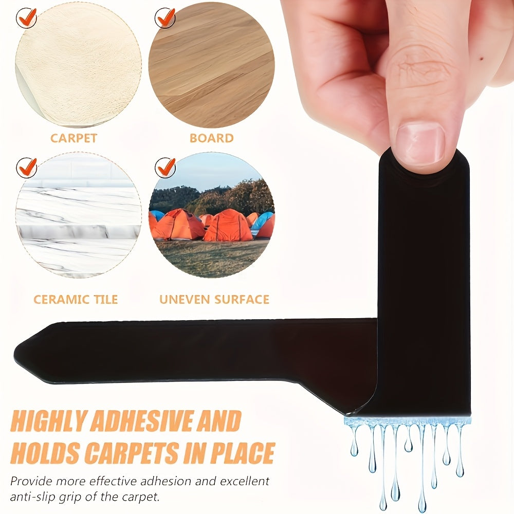 Choose from 4, 8, or 16 rolls of Carpet and Rug Anti-Slip Double-Sided Fixing Tape, designed to prevent slipping. This reusable, washable tape is suitable for carpets and perfect for use on wooden and ceramic tile floors.