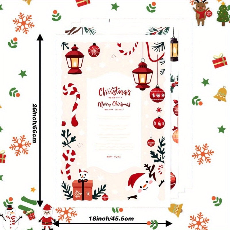 4 pieces of 18 by 66.04 cm Merry Christmas kitchen decorations, including soft Christmas kitchen towels with snowflake and snow Christmas tree design. Perfect for gifting or adding festive decor to your kitchen. Made with CUDMZ fabric.