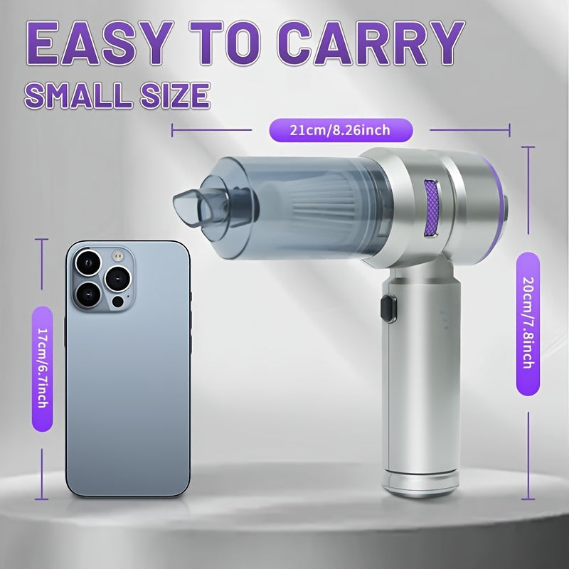 The Suitu 100W Brushless Handheld Vacuum Cleaner is a powerful and convenient way to keep your car and home clean. With 16000Pa suction power and 4-in-1 functionality, this cordless vacuum is perfect for tackling dust and dirt in any space. It is USB