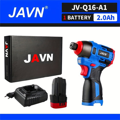 1 Set JAVN 16V Electric Mini Drill Screwdriver, Cordless Household Power Tool