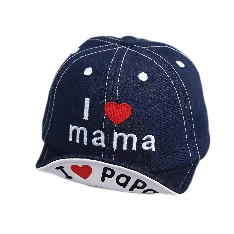 Soft Denim Baseball Cap for Baby Girls & Boys: Adorable Summer Sun Hat with Adjustable Straps