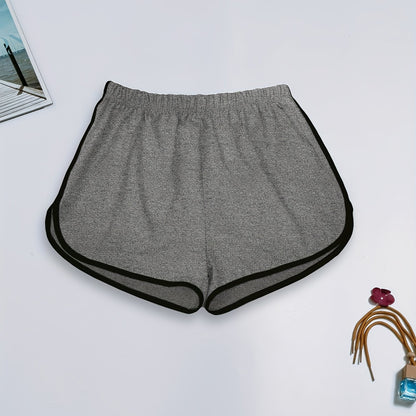 Soft and comfy women's sleep shorts with elastic waistband - perfect for casual loungewear.