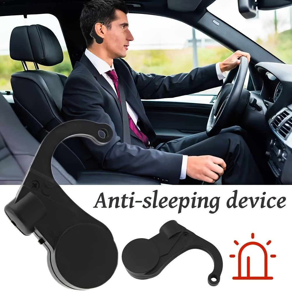 1pc AutoGuard Anti-Sleeping Device for Drivers, Car Safety Reminder Alarm, Non-Rechargeable Button Battery Operated, Includes Electronic Components, Vehicle Accessory