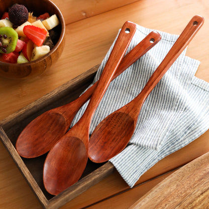 Sturdy wooden spoon for easy cooking