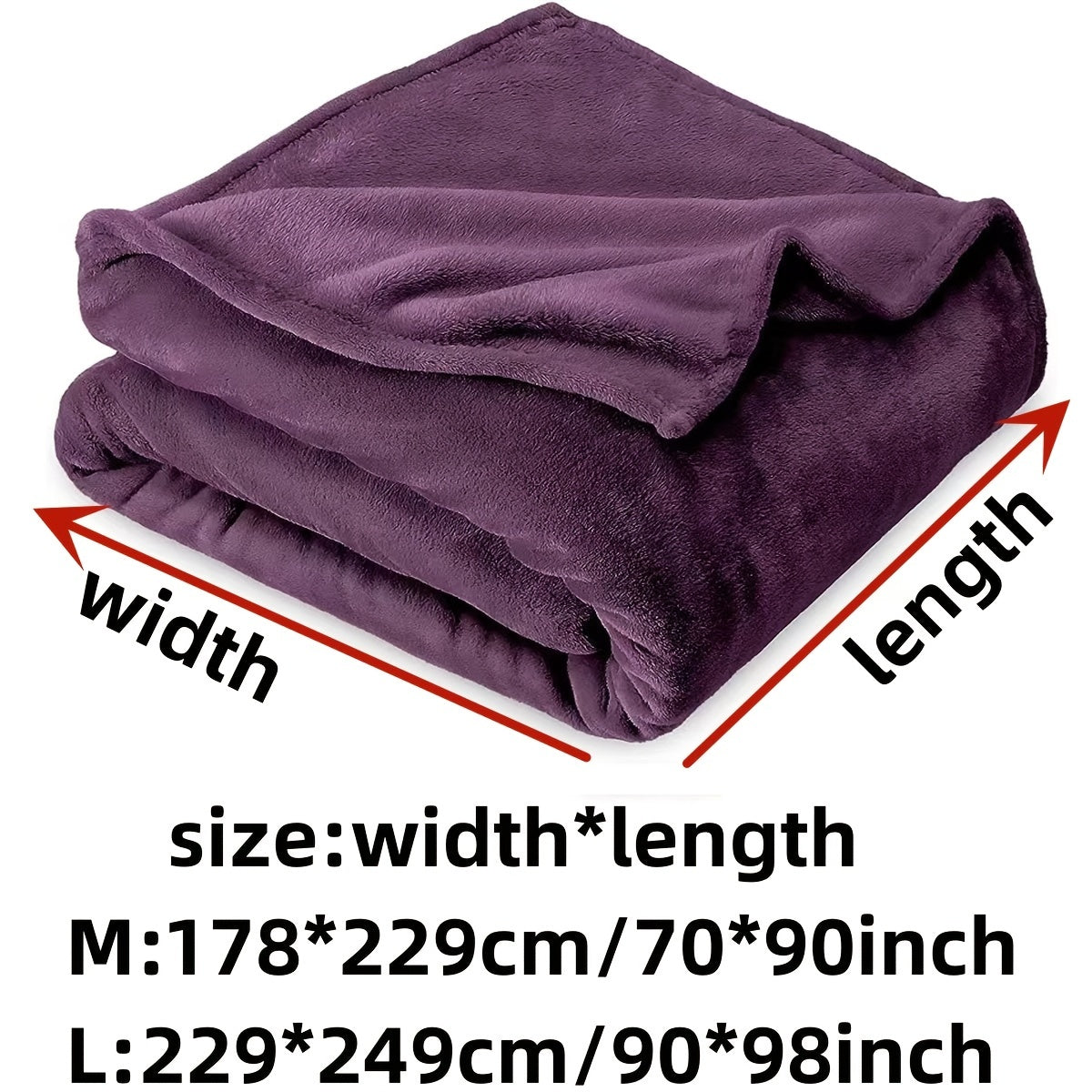 Dark Purple Blanket measuring 1 piece, generously sized for a Large Double. This luxurious Super Soft Plush Blanket features a stunning Bohemian Style design, perfect for cozying up during naps, on the sofa, in the car, or while camping. Ideal for