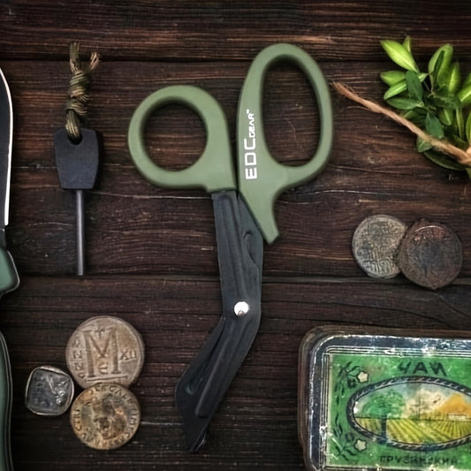 TXYAON 1pc pack of Tactical Military EDC Scissors can cut wire, cable, iron sheet, and more.