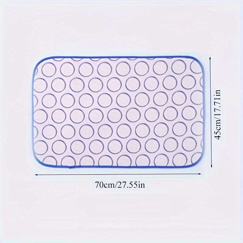 1pc Foldable Portable Ironing Mat made of Polypropylene that is Heat-Resistant and Non-Slip. Convenient for Travel and Home Use with Easy Storage, Suitable for All Surfaces.