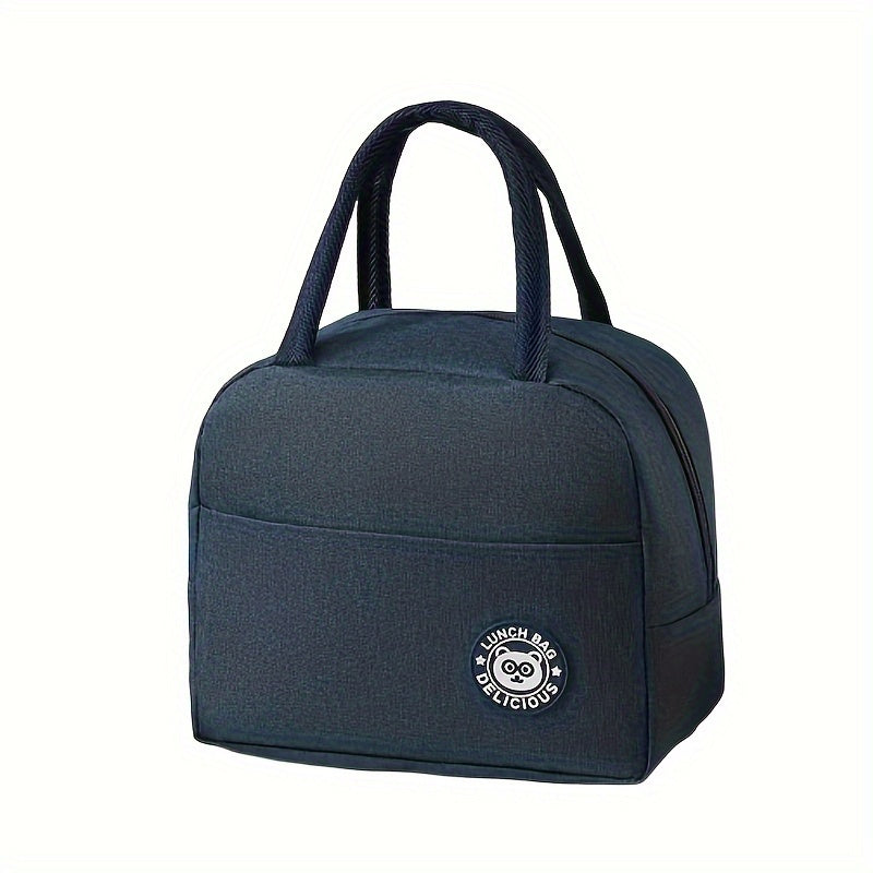 Sturdy Oxford Cloth Lunch Bag with Generous Insulation - Great for Work, School, Outdoor Adventures &picnics.