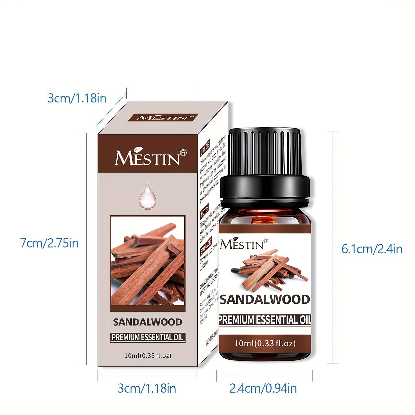 [Mestin New Upgraded High-Quality Essential Oil] 100% Pure Plant Material, High Concentration, 33 Flavors, Multi-Purpose for Skin, Hair, Diffuser, Spa, Massage, and DIY