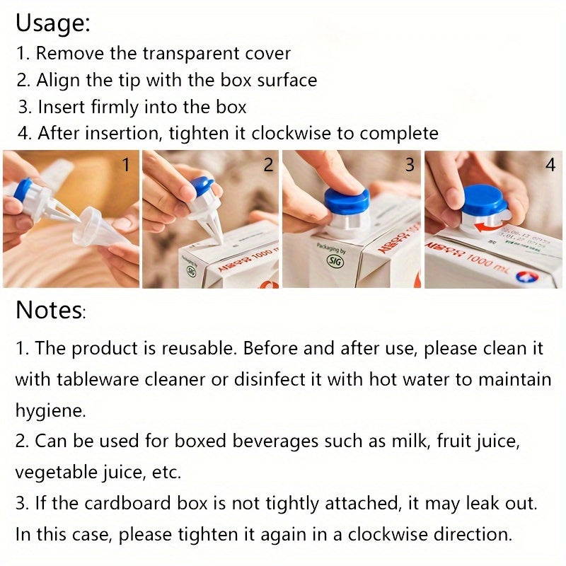 Two pieces of spill-proof lids for milk pour spouts with caps, boxed beverage pourer, sealing nozzle extension, an easy pouring tool for milk and drinks. Ideal for kitchen organizers and storage, these kitchen accessories make pouring and storing