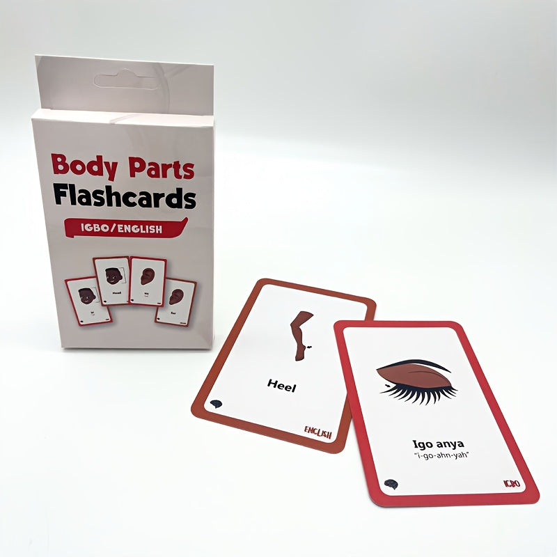 Educational Multilingual African Number Flashcards Set - Bilingual Learning in French/English, Igbo/English, Hausa/English, Yoruba/English - Made from Sturdy Paper, Perfect for Kids Ages 2 and Up - Includes Animal and Multiplication Cards.