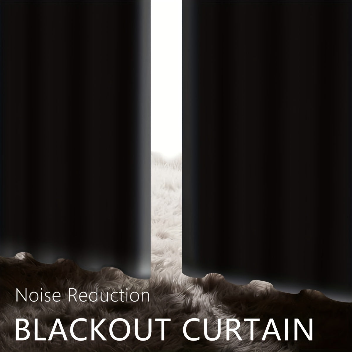 Two-Pack of Modern Blackout Curtain Panels: Keep out the sun with these thermal insulated curtains featuring a twill weave, grommet top design. Made of 100% polyester, these un-corded panels are perfect for the living room, bedroom, or any other room in