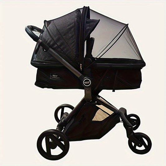 Universal Summer Full Cover Anti-Mosquito Net for Baby Stroller and Car - Yarn Accessories for Complete Protection