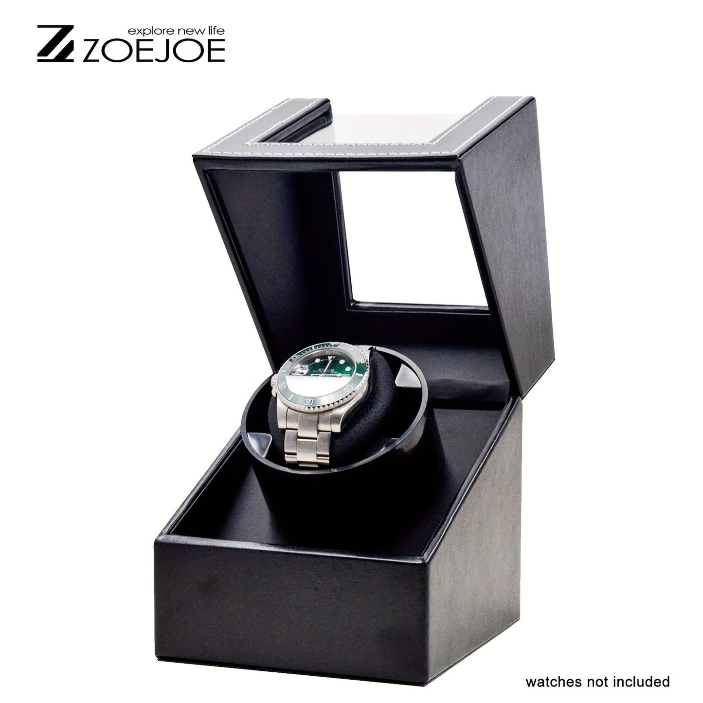 Ideal choice for gifts, this black PU/carbon fiber watch winder box is suitable for both men's and women's automatic watches. The single/double design ensures an organized storage and elegant display of your timepieces.