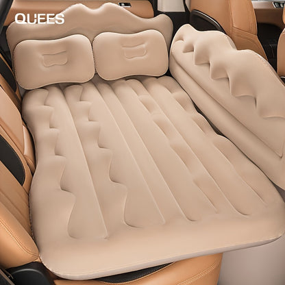 Thick inflatable cushion that is convenient and portable for car travel.