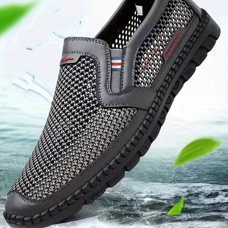 Men's Slip On Casual Shoes, Lightweight Low Top Sandals for Summer outdoor activities.