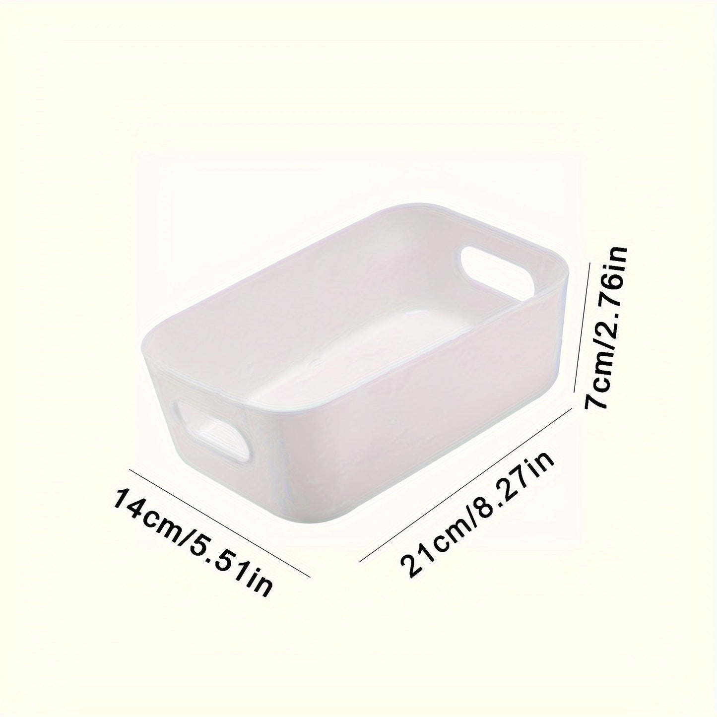 Set of 4 Cosmetic Storage Boxes for Desktop, Wardrobe, Household, Kitchen, Bathroom, Bedroom, and Office. Versatile Storage Solution for Trinkets, Underwear, and Household Supplies.