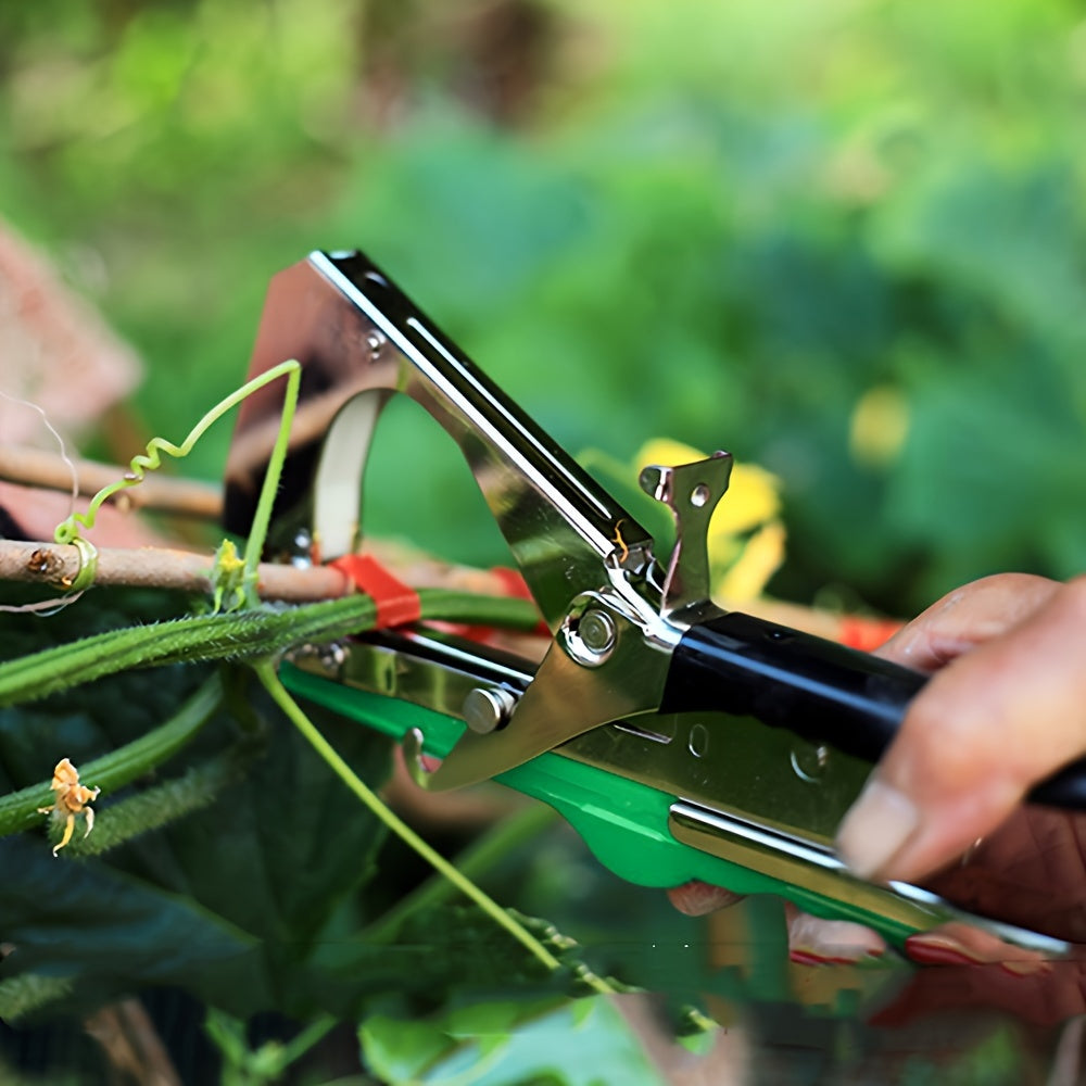 Adjustment machine set for grape and tomato vines, tomato and cucumber planting, rose roadside green plants, and fixing various stem and vine plants. Durable set includes 10 rolls of tape