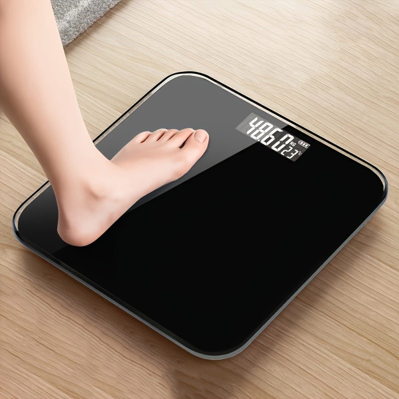 High precision digital body weight scale with durable LCD display. Battery operated (AAA not included) for health monitoring.