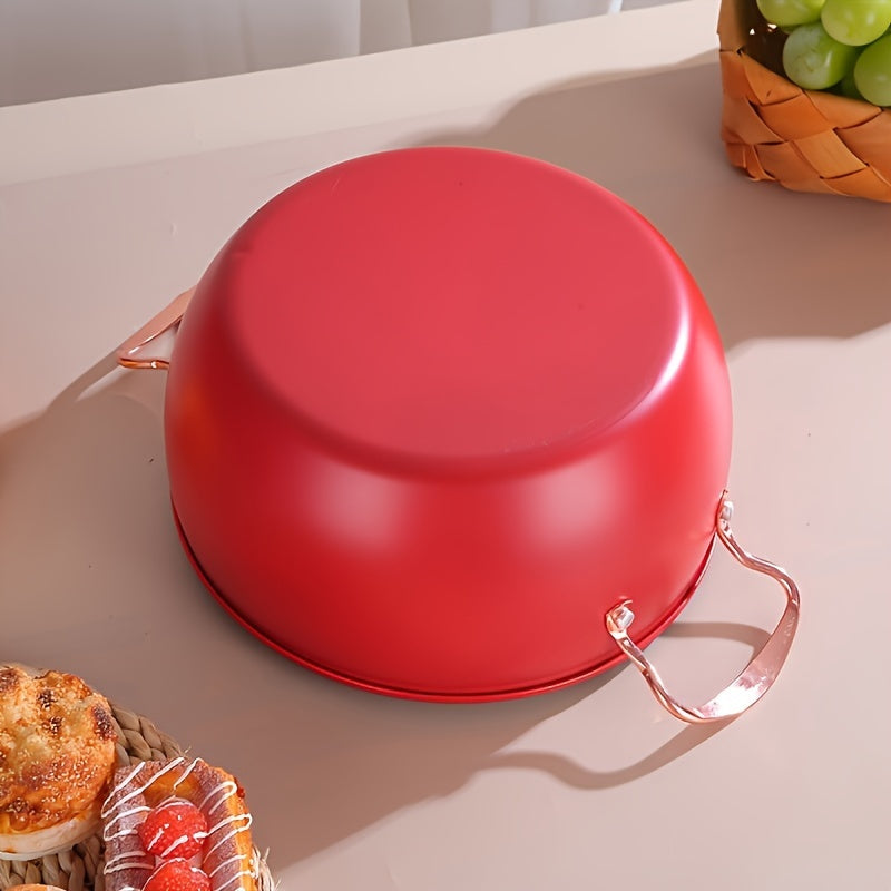 Versatile Soup Pot with Lid, Non-Stick Coating - Suitable for Gas and Induction Cooking, Great for Home or Restaurant