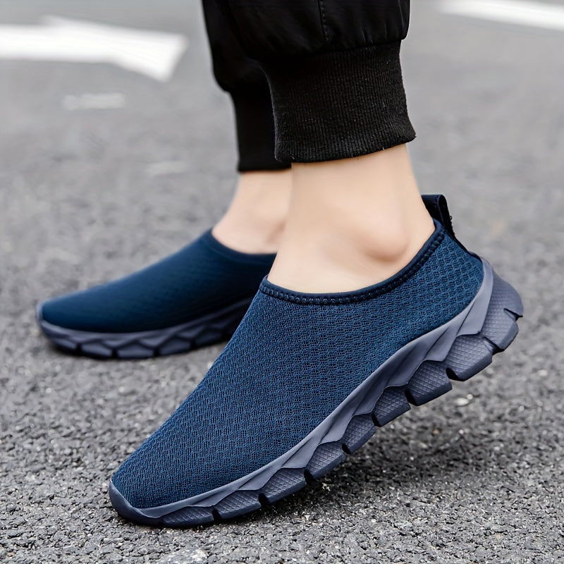 Men's Slip On Casual Shoes with Non Slip and Shock Absorption for All Seasons Outdoor Activities.