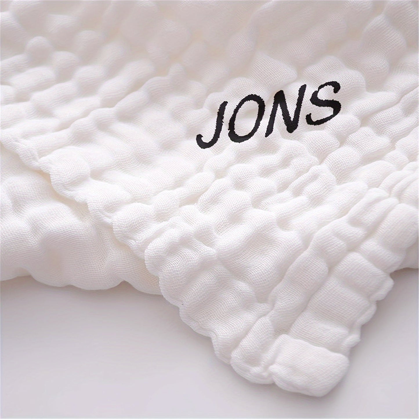 Customized Plush Bath Towel - Embroidered with Your Name, Ideal for Holiday Gifting, Special Occasions - White, Pink, Green, Blue, Yellow Options Available