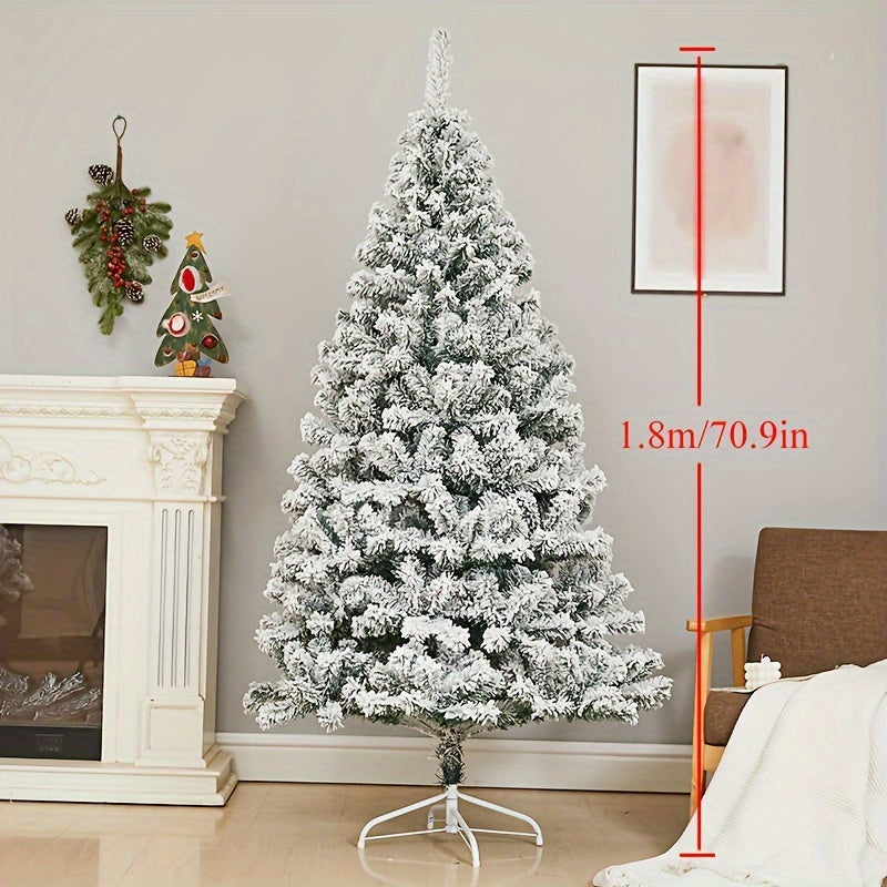 Get into the festive spirit with our lifelike snow-sprayed Christmas tree set, complete with ornaments, a top star, and letter signs. This tree is perfect for adding holiday cheer to your decorations, parties, and celebrations. Available in white, pink