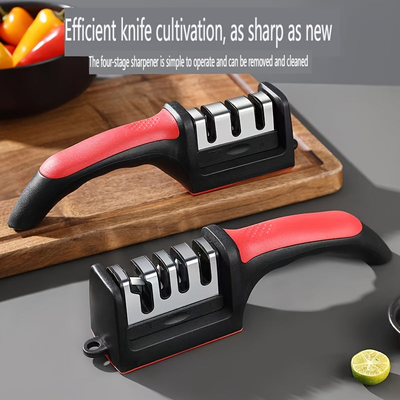 Versatile Handheld Knife Sharpener: Sturdy, Lightweight, and Convenient - Ideal for Everyday Kitchen Tasks