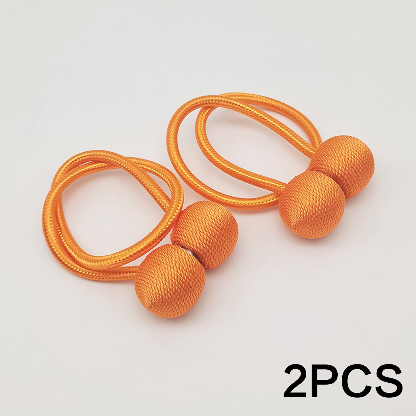 Get your hands on a set of two Classic Style Magnetic Curtain Tiebacks. These tiebacks are designed to be durable and easy to install without any drilling required. Made from polyester twisted rope, they feature a strong magnetic hold to secure your