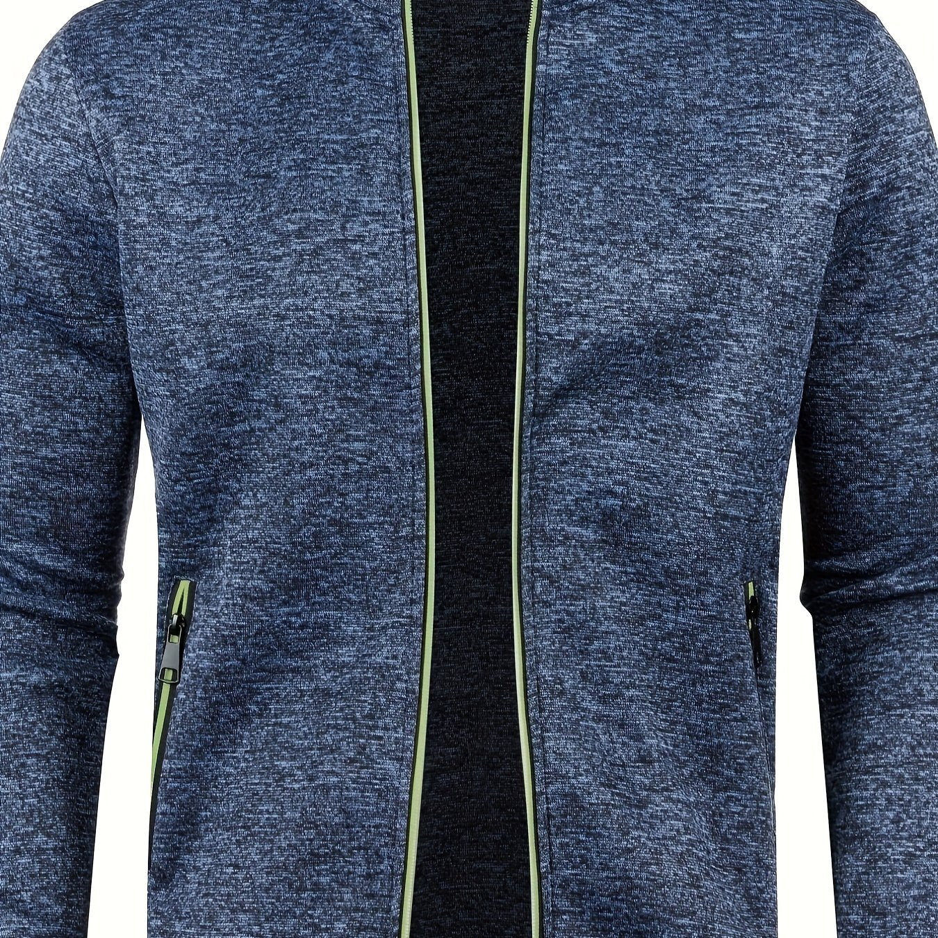 Stylish Men's Zip-Up Cardigan for Fall/Winter