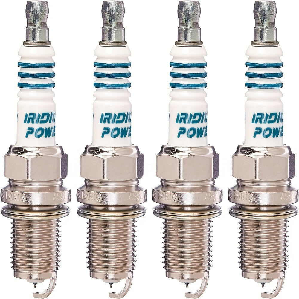 4 IK20 5304 IRIDIUM POWER Spark Plugs for various car brands.