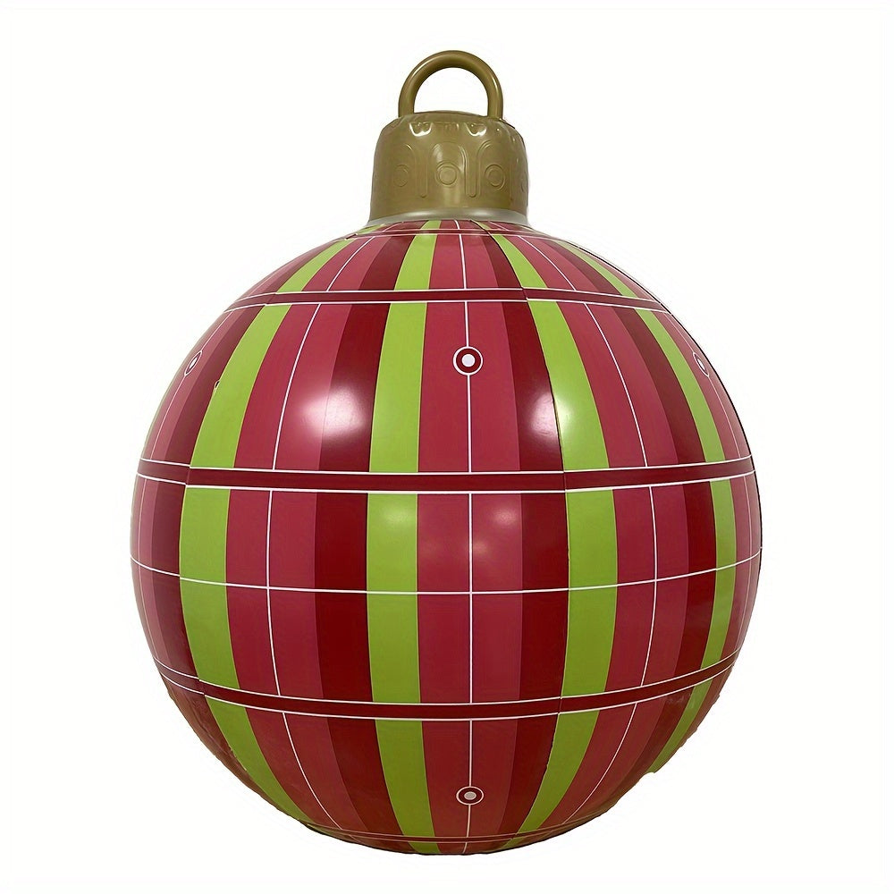 Inflatable Christmas balls are eye-catching PVC balloons used in gardens, entrance passages, front doors, terraces, lawns, and entrance halls for seasonal decoration.