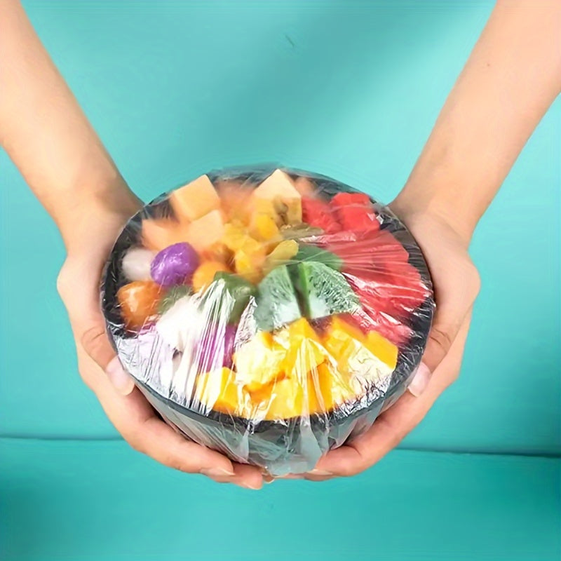 Colorful Disposable Food Covers - Keep Your Fruits and Vegetables Fresh and Safe with 200/500pcs - Ideal for Home Kitchen, Picnics, and BBQs