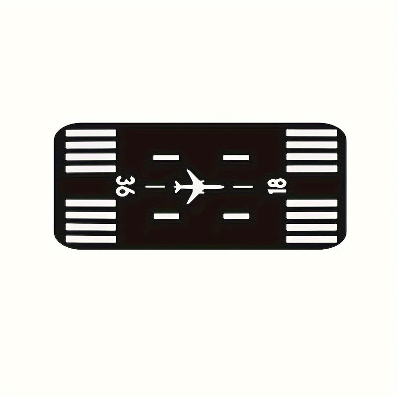 Rectangular Airport Runway Rug: Lightweight, Machine-Made, Hand-Washable, 1cm Thick, Non-Slip, Durable, Ideal for Home Decor - Offered in Multiple Sizes