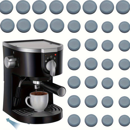 36 pieces of self-adhesive small kitchen utensil slides with three sizes, perfect for most countertops, coffee machines, air fryers, pressure cookers, and stand mixers. They are easy to move and use.