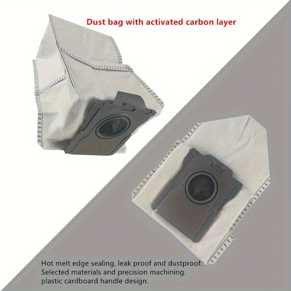 High Efficiency Filtration Dust Bag Vacuum Cleaner with HEPA Filter Bags and Activated Carbon Layer, 3 PACK for Dreame X30/S30/S10 Vacuum Cleaners