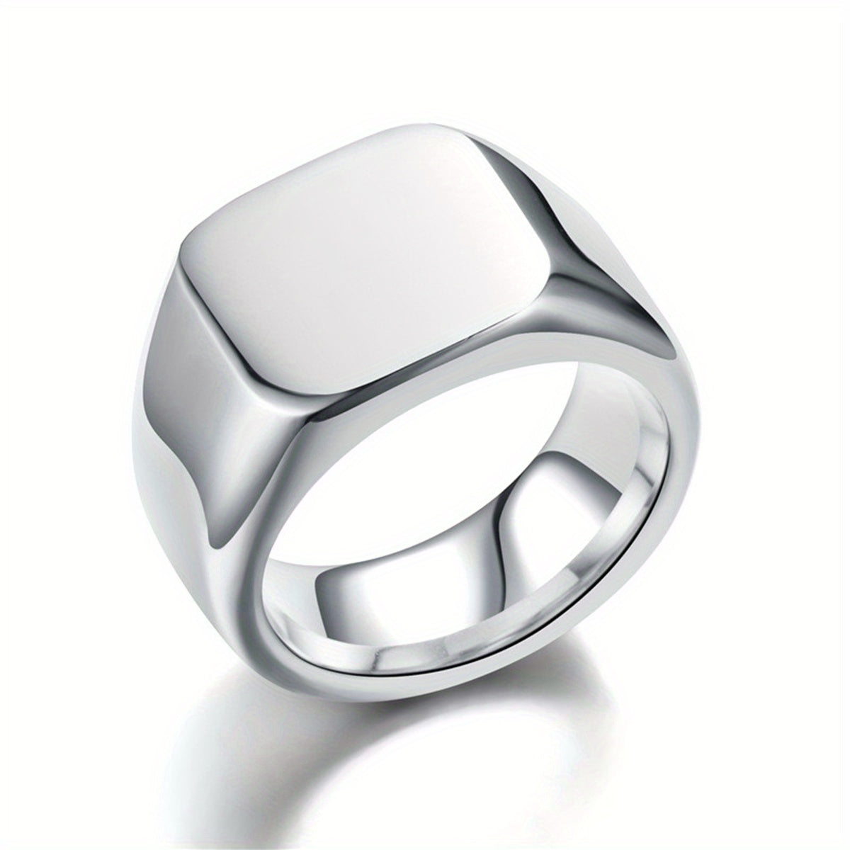 Classic Plain Ring - Men's Fashion Simple Stainless Steel Cast