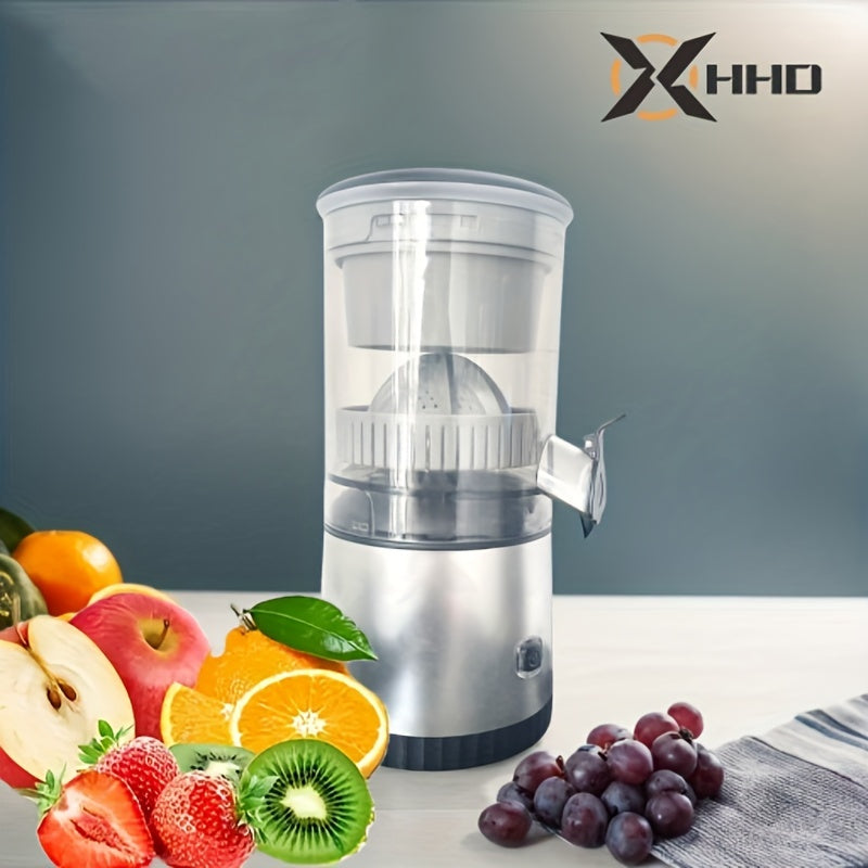 Compact and portable, this juice extractor is perfect for on-the-go use. It features efficient separation technology, a built-in lithium battery that can be recharged via USB, and is made from easy-to-clean ABS material. With a round shape and less than