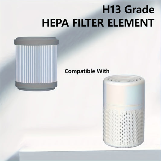 1/2pc EJ-JHQ01 Compatible H13 HEPA Filter Replacement with Activated Carbon Pre-Filters for Whole House Purification, Smoke, Dust, and Formaldehyde Removal - Plastic Material