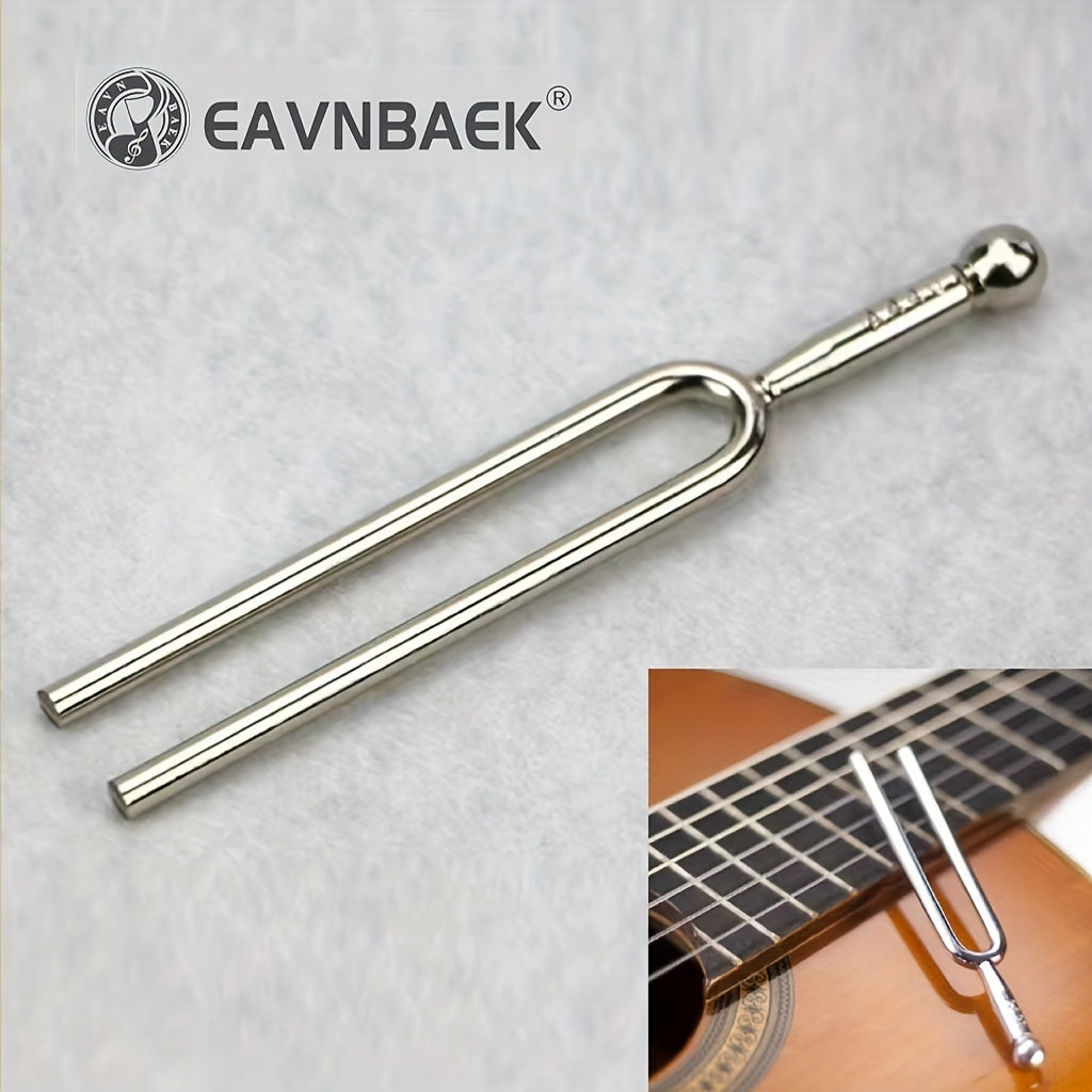 Eavnbaek 1pc Standard A 440Hz Tuning Forks made of stainless steel for musical instruments compatible with violin, viola, and guitar tuner device. Suitable for DNA repair healing, sound