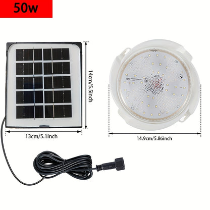 1 solar ceiling light for indoor and outdoor use, ideal for garden and home decoration.