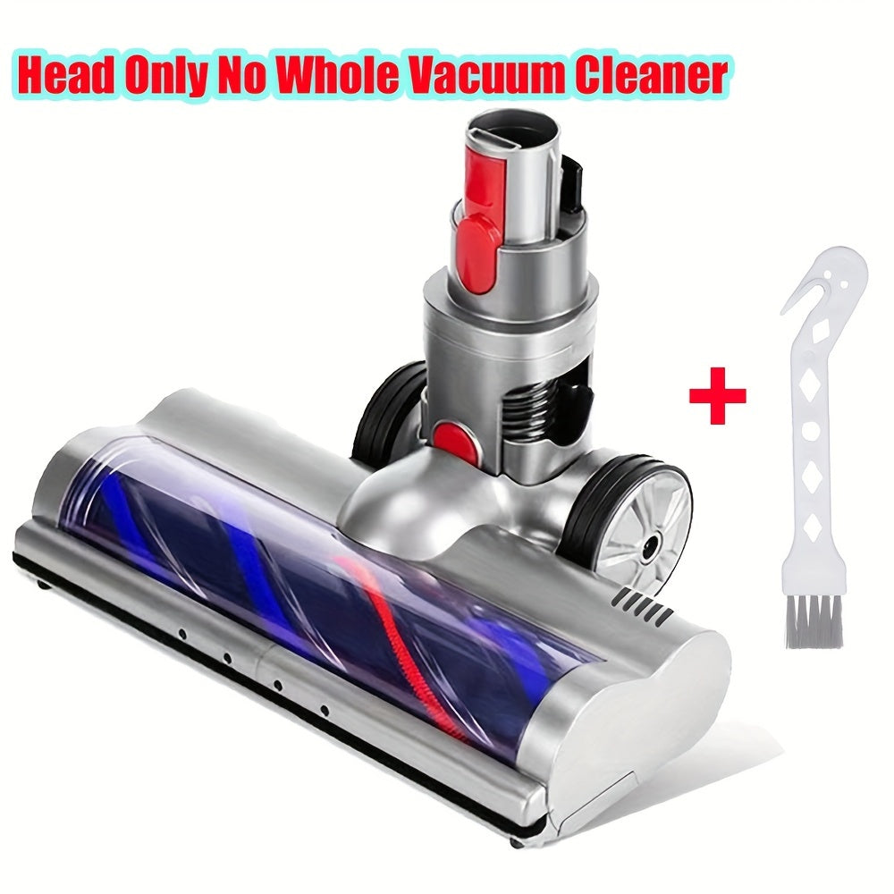 Replacement motorhead for Dyson models V7, V8, V10, V11, V15, SV10, SV12, and SV14. This vacuum cleaner electric brush head features 4 LED lights, perfect for cleaning hard floors and low carpets.