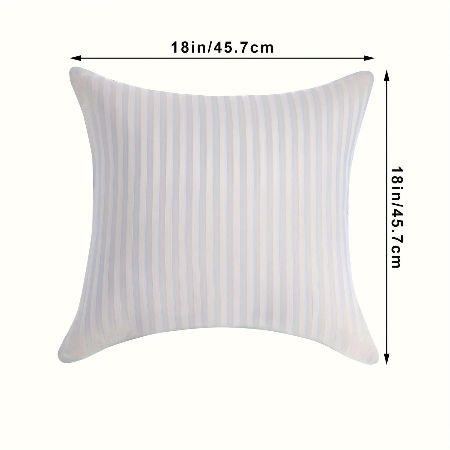 Soft and fluffy 2pc square pillow inserts for bed, sofa, and home decor, with white filling. Perfect for Ramadan.