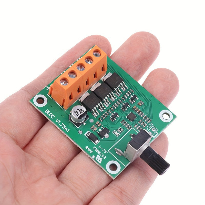 Control your 6V-12V-24V DC Brushless Motors with ease using the 1pc BLDC Motor Driver Control Board. This adjustable speed controller is perfect for fans, disc drives, and hard disk drives. Made of sturdy plastic material, it is suitable for both indoor