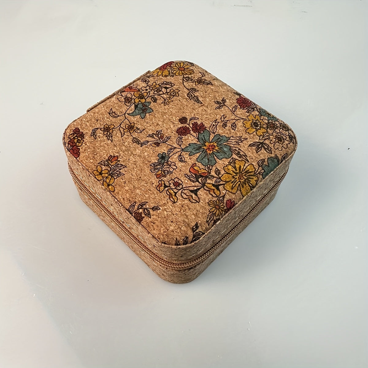 Antique jewelry box for travel or storage, premium cork material, perfect for gifting on Mother's Day.