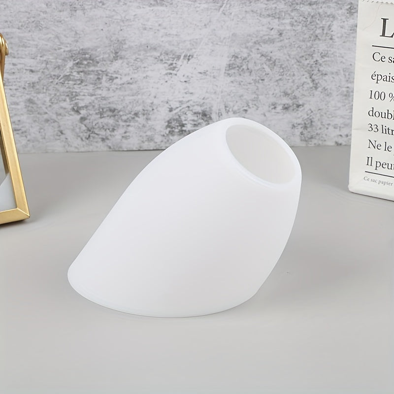 1Pc Modern Plastic Lamp Shade Cover - Chic, non-electric accessory for stylish and durable lighting diffuser, can be used wirelessly.