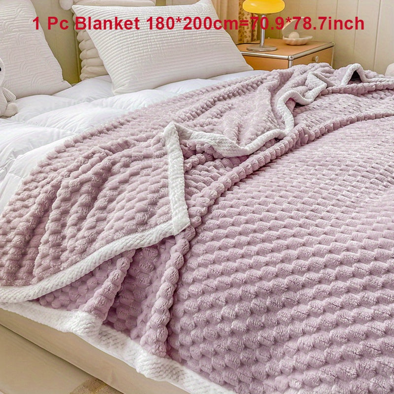 Soft and cozy fleece blanket for couch, sofa, office, bed, camping, and traveling. Perfect birthday or holiday gift for boys, girls, and adults. Great for home decor during the holidays.