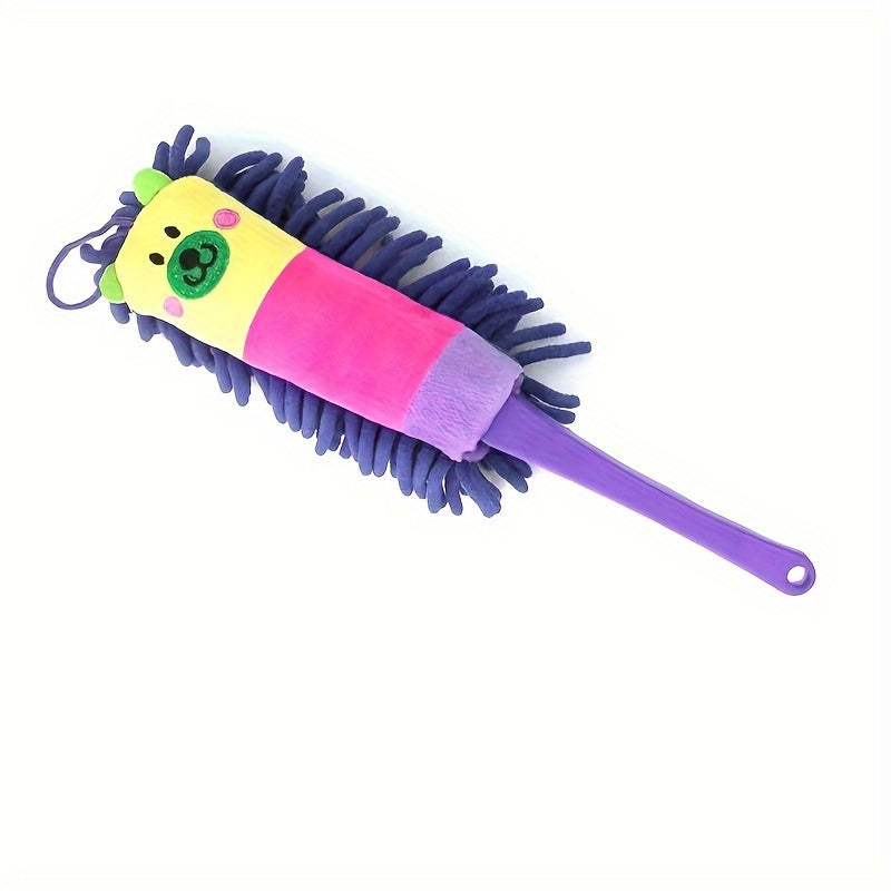 Washable Chenille Duster for Household Cleaning - Removes Ash and Dust from Desktop - Adorable Chicken Design - 1 Piece