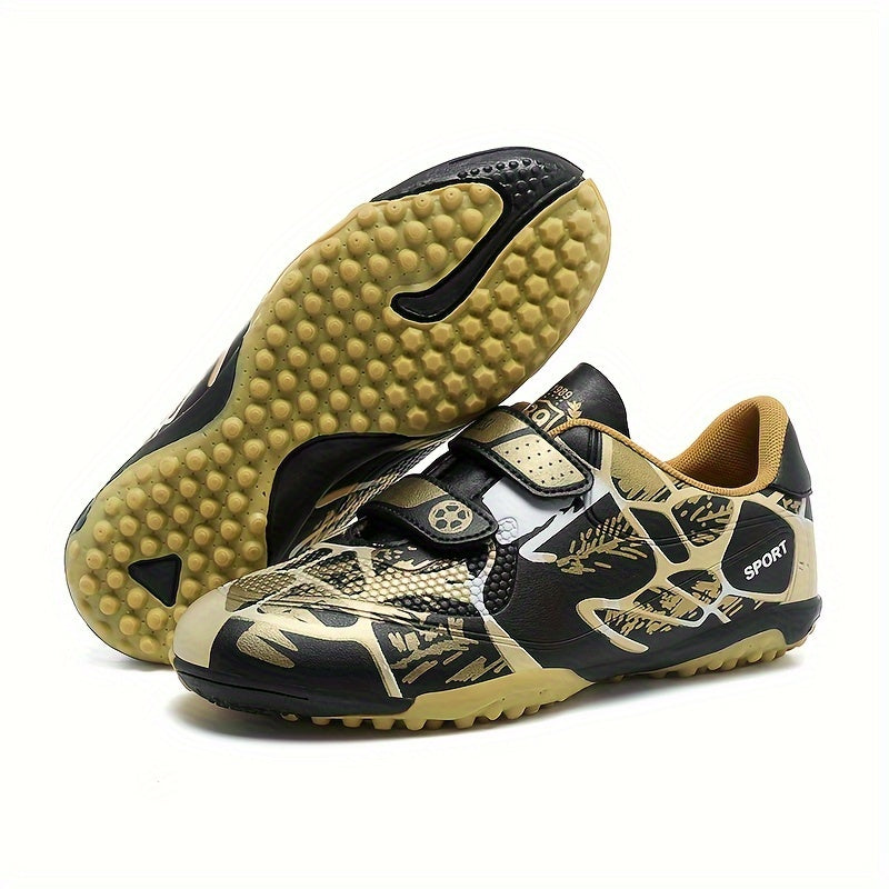 Stylish and durable soccer shoes with anti-slip technology for boys are perfect for training and competition year-round.