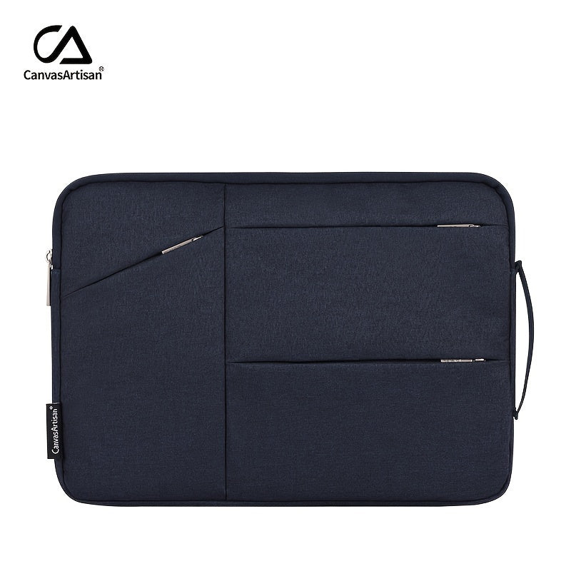 Durable, waterproof laptop sleeve by Canvas Artisan brand, ideal for daily office use with Matebook and Thinkpad compatibility.